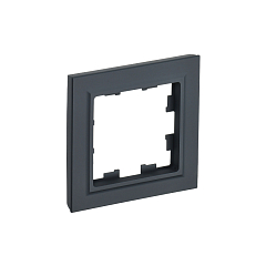 Рамка 1-мест. "BRITE" графит (1/100)