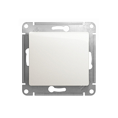 GLOSSA 1-клавишный ПЕРЕКЛЮЧАТЕЛЬ, сх.6, 10АХ, механизм, ПЕРЛАМУТР