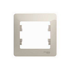 GLOSSA 1-постовая РАМКА, МОЛОЧНЫЙ