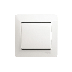 GLOSSA 1-клавишный ВЫКЛЮЧАТЕЛЬ, сх.1, 10АХ, в сборе, ПЕРЛАМУТР