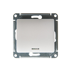 GLOSSA 1-клавишный ВЫКЛЮЧАТЕЛЬ с подсветкой, сх.1а, 10АХ, механизм, ПЕРЛАМУТР