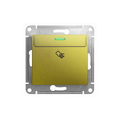 GLOSSA Карточный ВЫКЛЮЧАТЕЛЬ,10AX, механизм, ФИСТАШКОВЫЙ