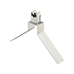 Держатель проволоки D 8 мм на угловой конёк кровли, под кровельные саморезы, сталь нержав.  E-PRO