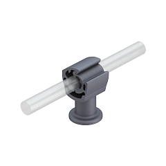 Держатель проволоки D 8-10 мм, безболтовой, монтажная высота h=30 мм, полиамид E-PRO