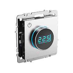 Термостат с инд. "BRITE" алюминий (1/80)