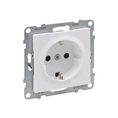 SUNO Силовая розетка 2К+З 16А 250В с з/ш. Винтовые зажимы. Цвет "Белый" Legrand E-PRO