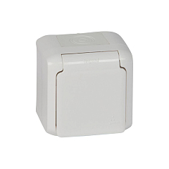 Forix Розетка 2К+З шт IP44 БЕЛ Legrand E-PRO