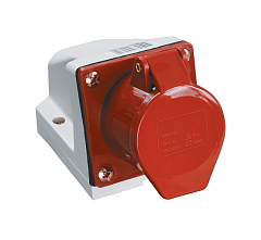 Стационарная розетка  115 3р+ре+n 16А 380В IP 44 UNIT (10/60)